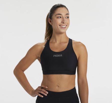 Hoka One One Performance Sports Bra Mulher - Sutiãs Esportivos Pretas | PT-ByT4Ybv